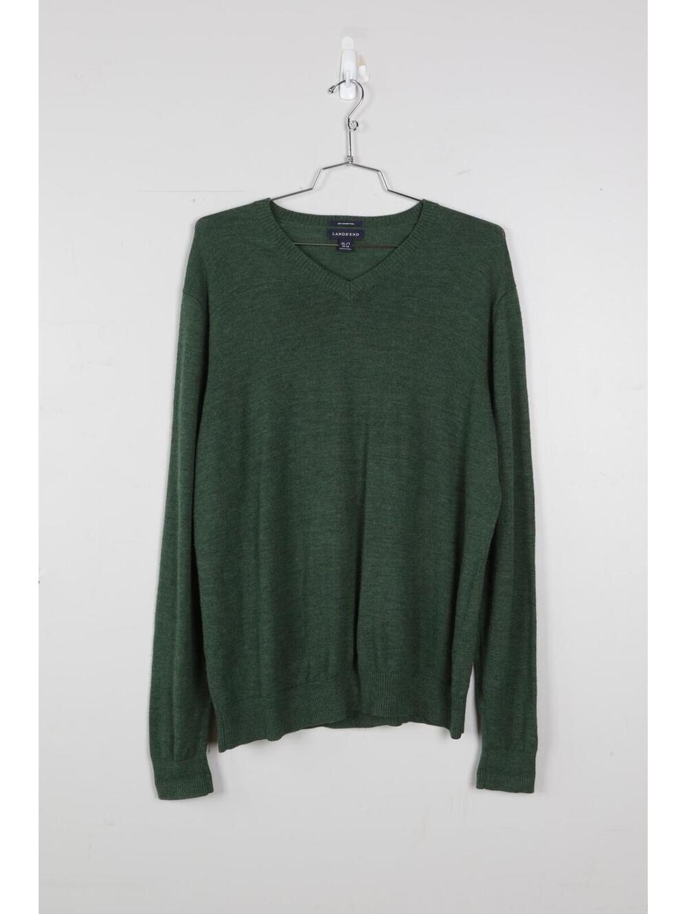 00's Lands End Knit V-Neck